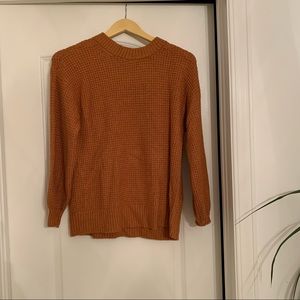 Orange/Rust Knit Sweater from American Eagle